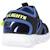 Sandales bébé garçon en textile légère souple Bleu marine+Noir et citron 9 - vertbaudet enfant 
