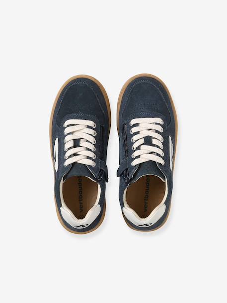 Baskets garçon cuir lacets marine 6 - vertbaudet enfant 