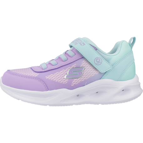 Baskets enfant fille Rose bkhp+Violet et turquoise 8 - vertbaudet enfant 