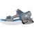 Sandales enfant garçon légère souple Gris ccbl+Gris et bleu+Noir 8 - vertbaudet enfant 