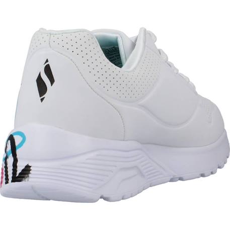 Baskets enfant fille légère souple Blanc+Blanc multicolore 9 - vertbaudet enfant 
