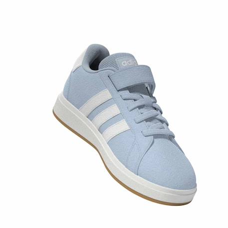 Baskets garçon en cuir à scratch rétro Bleu et noir 5 - vertbaudet enfant 