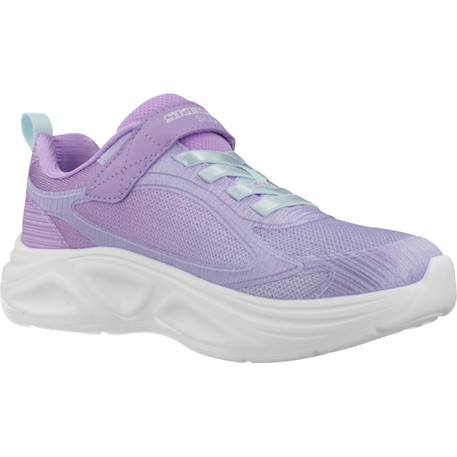 Baskets enfant fille en tricot souple Rose+Violet et aqua 11 - vertbaudet enfant 