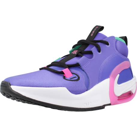 Baskets enfant garçon en cuir Violet 4 - vertbaudet enfant 