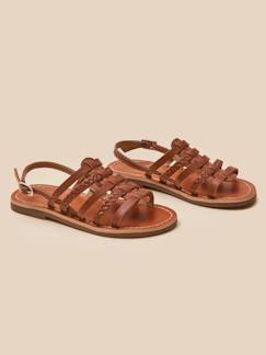 Chaussures-Sandales fille en cuir