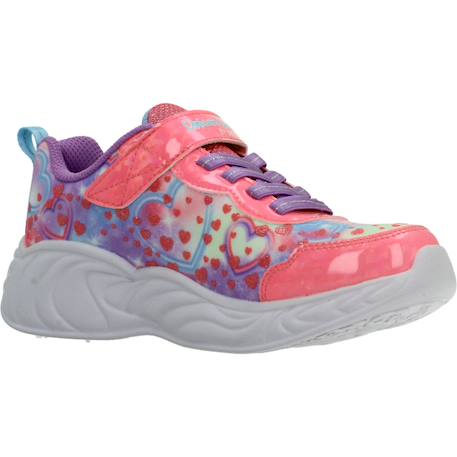 Baskets enfant fille légère souple Multicolore rose+Violet marine 5 - vertbaudet enfant 
