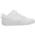 Baskets enfant garçon en cuir court Blanc 1 - vertbaudet enfant 