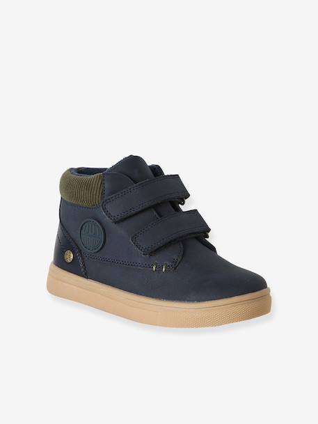 Boots enfant garçon à scratchs marine 2 - vertbaudet enfant 