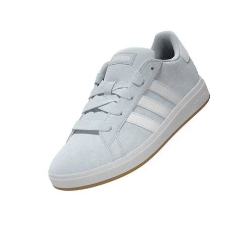 Basket garçon en cuir style rétro velcro Bleu ciel 3 - vertbaudet enfant 