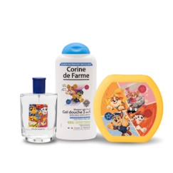 Puériculture-Coffret Pat Patrouille enfant eau de toilette gel douche 2 en 1 et boite à gouter