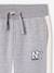 Jogging garçon bande côté bordeaux+gris chiné+rouge+vert 7 - vertbaudet enfant 