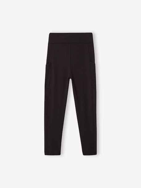 Legging sport fille anthracite 2 - vertbaudet enfant 