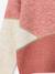 Pull fille manches longues olive+rose poudré 6 - vertbaudet enfant 