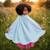 Cape à colorier réversible princesse Turquoise 3 - vertbaudet enfant 