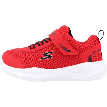 Baskets bébé garçon légère Rouge et noir 2 - vertbaudet enfant 