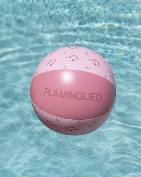 Balle gonflable enfant pour plage et piscine Bleu+Multicolore+Rose 14 - vertbaudet enfant 
