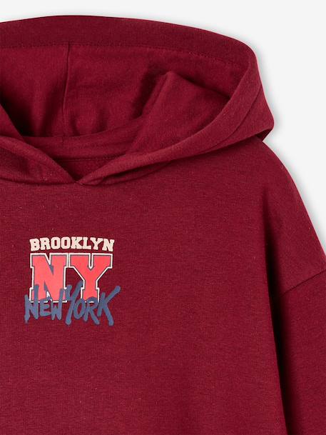 Sweat à capuche garçon marine+rouge chiné 7 - vertbaudet enfant 