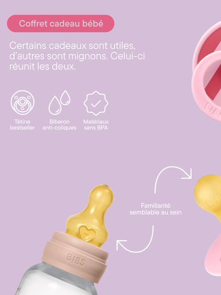 Coffret cadeau naissance les essentiels bleu+blush 7 - vertbaudet enfant 