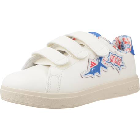 Baskets garçon à scratch motif Blanc 4 - vertbaudet enfant 