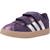 Baskets fille en cuir à scratch court Violet 4 - vertbaudet enfant 