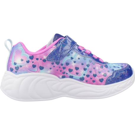 Baskets enfant fille légère souple Multicolore rose+Violet marine 7 - vertbaudet enfant 