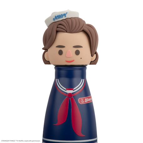 Gourde sculptée isotherme steve scoops ahoy - stranger things Bleu 5 - vertbaudet enfant 