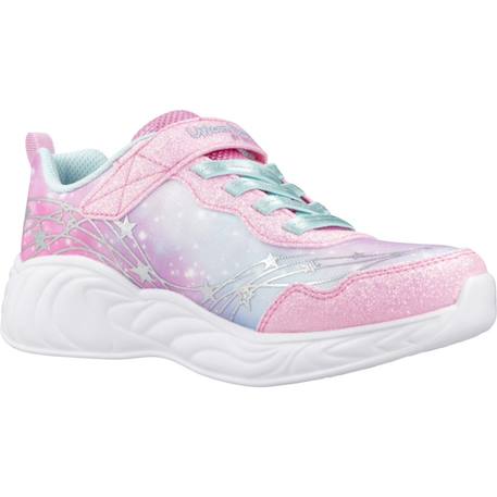 Baskets enfant fille légère souple Rose et turquoise+Violet et rose vif 5 - vertbaudet enfant 