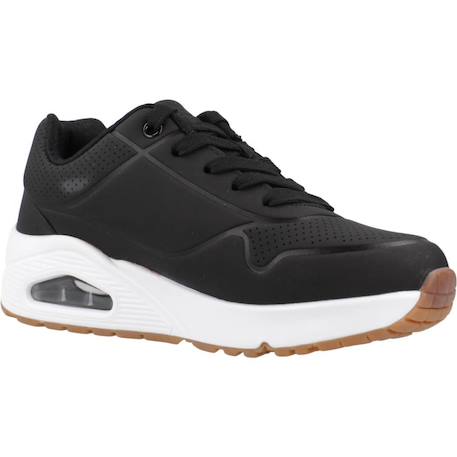 Baskets enfant fille légère souple Blanc+Noir 11 - vertbaudet enfant 