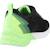 Basket garçon synthétique légère et souple Noir et citron 3 - vertbaudet enfant 