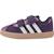 Baskets fille en cuir à scratch court Violet 2 - vertbaudet enfant 