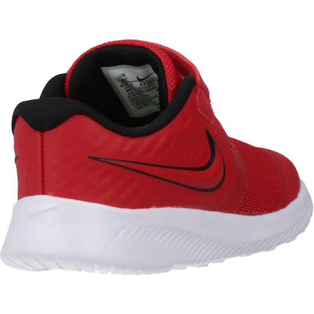 Baskets enfant garçon en cuir Rouge 3 - vertbaudet enfant 
