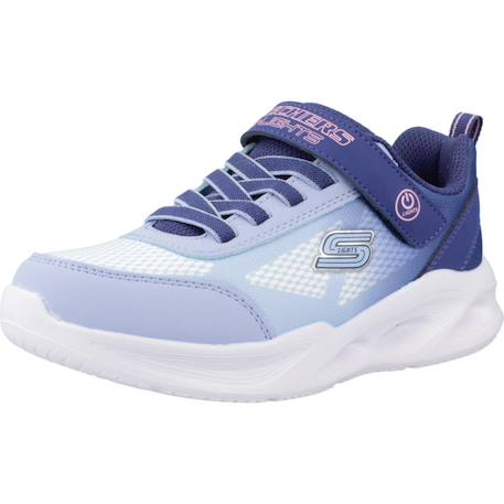 Basket fille synthétique lumineuse à led Bleu marine clair+Violet et turquoise+Violet tqlv 4 - vertbaudet enfant 