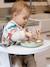 Assiette compartimentée inox rose+vert 5 - vertbaudet enfant 