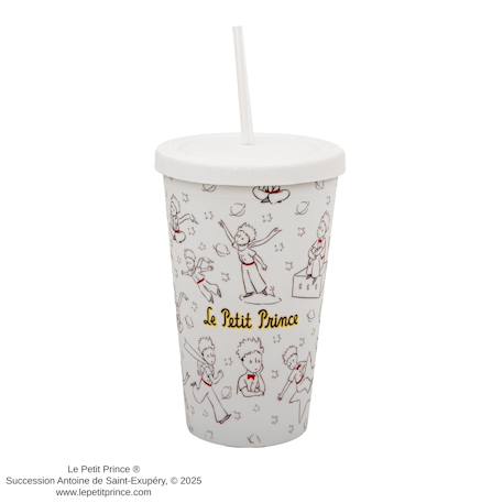 Gobelet tumbler merveilleux voyageur - le petit prince Blanc 1 - vertbaudet enfant 