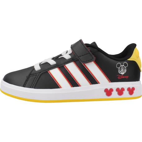 Basket garçon grand court mickey Noir+Noir black 2 - vertbaudet enfant 