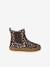 Boots bébé fille cuir zippées brun+jaune d'or+marine+vieux rose 2 - vertbaudet enfant 