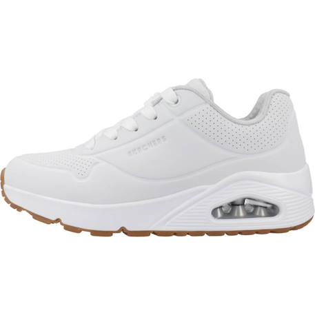 Baskets enfant fille légère souple Blanc+Noir 2 - vertbaudet enfant 