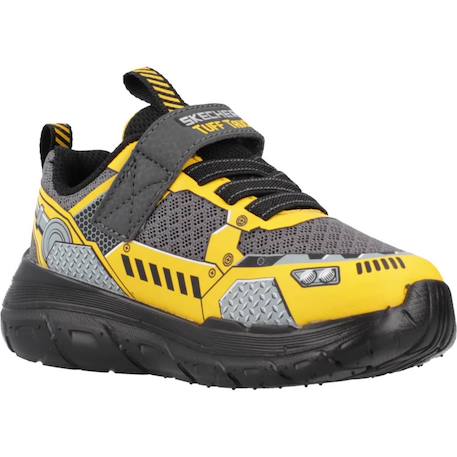 Baskets bébé garçon légère Noir et jaune 5 - vertbaudet enfant 