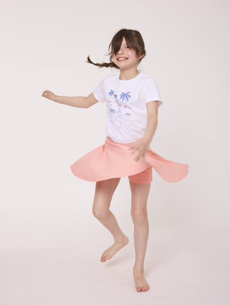 Jupe short 100% coton fille Rose 1 - vertbaudet enfant 