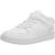 Baskets enfant garçon en cuir court Blanc 4 - vertbaudet enfant 