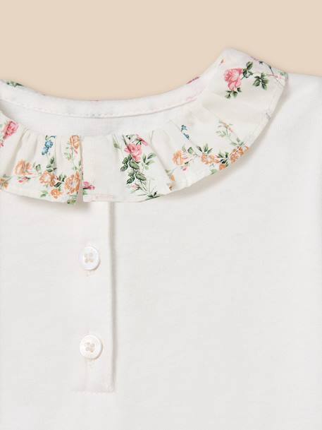 Ensemble t-shirt et bloomer en tissu liberty bébé Liberty elizabeth 2 - vertbaudet enfant 