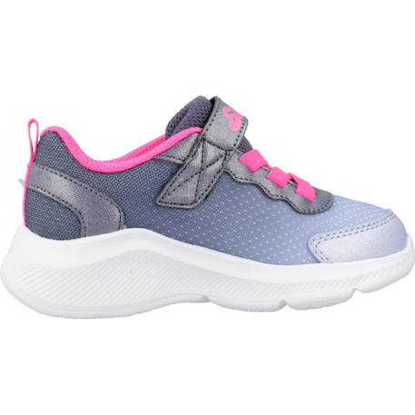 Baskets bébé fille légère Bleu marine et rose vif 1 - vertbaudet enfant 