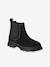 Boots fille cuir zippées noir 1 - vertbaudet enfant 