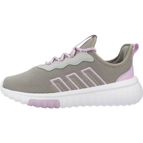 Baskets fille en textile à lacets running léger Vert et rose+Vert whtlcpnk 2 - vertbaudet enfant 