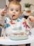 Assiette compartimentée inox rose+vert 7 - vertbaudet enfant 