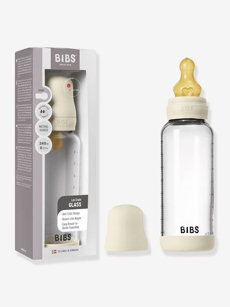 Biberon en verre 240ml ivoire 3 - vertbaudet enfant 
