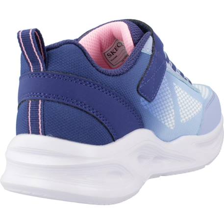 Basket fille synthétique lumineuse à led Bleu marine clair+Violet et turquoise+Violet tqlv 3 - vertbaudet enfant 