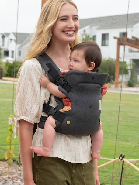 Porte-bébé Flip Luxe 4 en 1 carrier beige+noir 6 - vertbaudet enfant 