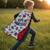 Cape à colorier réversible super héros Rouge 1 - vertbaudet enfant 