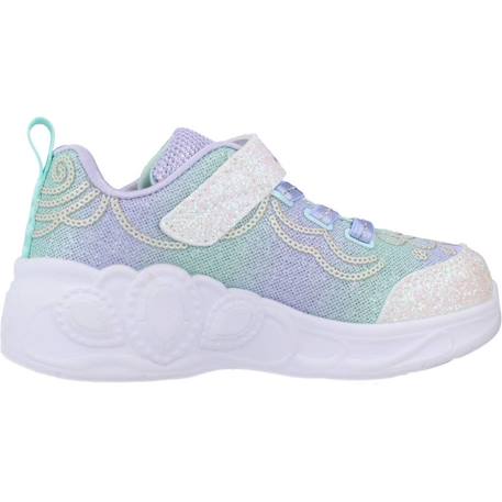 Basket bébé fille textile légère et souple Multicolore violet 1 - vertbaudet enfant 